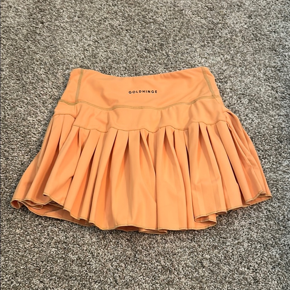 gold hinge skirt